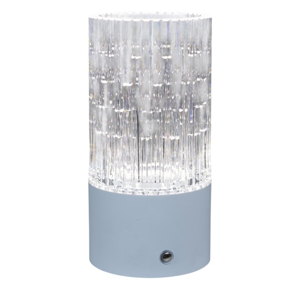 LAMPADA LED D9 H18 VASO CILINDRO BIANCO